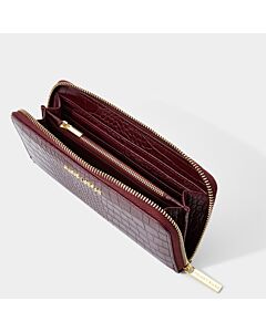 Katie Loxton Faux Croc Pouch - Black